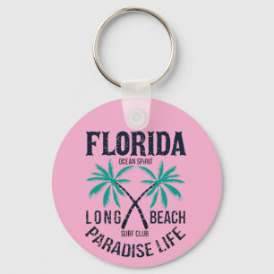Florida Lange Strand Paradijs Leven Surfclub Sleutelhanger
