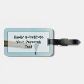 Florida Laughing Gull Easy ID Personal Bagagelabel (Achterkant horizontaal)