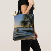 Florida Leaning Palm Tree Sunset Bag Tote Bag (Dichtbij)