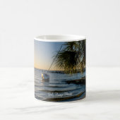 Florida Leaning Palm Tree Sunset Classic Mok (Center)