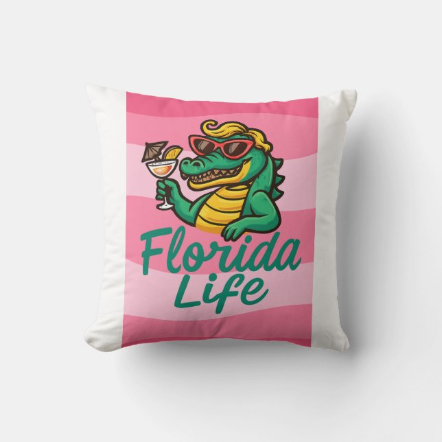Florida leven T-shirt Kussen (Voorkant)
