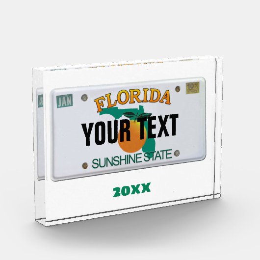 Florida License Bord Fotoblokken (Links)