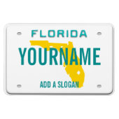 Florida License Bord (gepersonaliseerd) Magneet (Horizontaal)