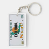 Florida License Bord Sleutelhanger (achterkant)