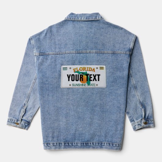 () Florida LicentieBord Denim Jacket (Achterkant)
