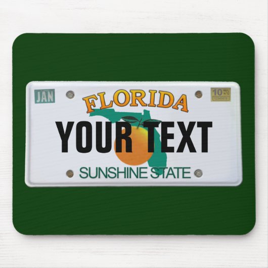 () Florida LicentieBord Muismat (Voorkant)