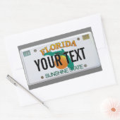 () Florida LicentieBord Rechthoekige Sticker (Envelop)
