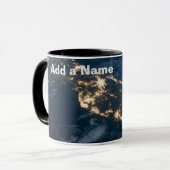 Florida licht 's nachts, NASA ISS Foto Mok (Voorkant links)