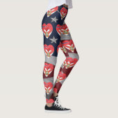 Florida Liefde Patriottische Vlag Fun Leggings (Rechts)