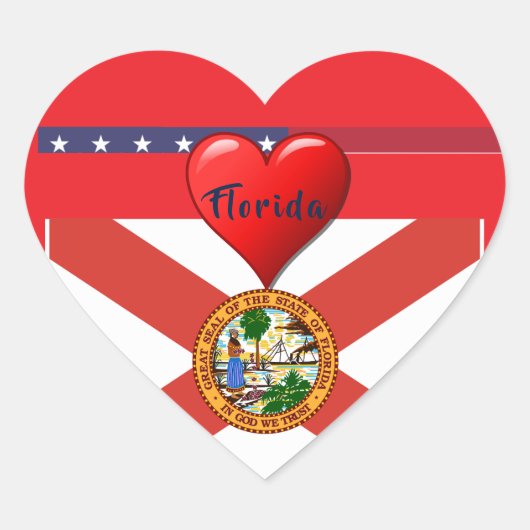 Florida Liefde Zonneschijn Sticker (Voorkant)