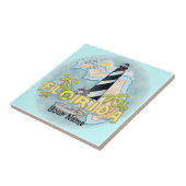 Florida Lighthouse aangepaste tegel Tegeltje (Zijkant)