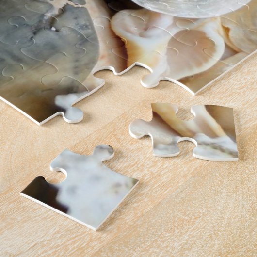 Florida Lightning Whelk Seashells Puzzle Legpuzzel (Zijkant)