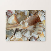 Florida Lightning Whelk Seashells Puzzle Legpuzzel (Horizontaal)