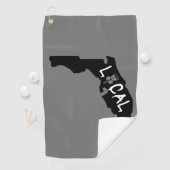 Florida Local Disk Golf Disk Towel Golfhanddoek (Insitu)
