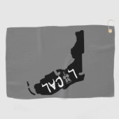 Florida Local Disk Golf Disk Towel Golfhanddoek (Horizontaal)