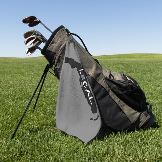 Florida Local Disk Golf Disk Towel Golfhanddoek (Groen)