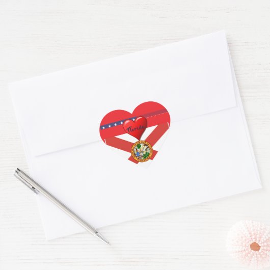 Florida Love Sunshine Sticker (Envelop)