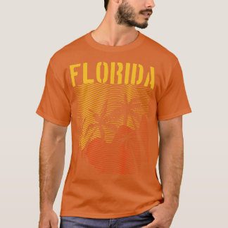 Florida Lover Palm Trees tropische zomer FL Florid T-shirt