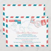 Florida Luchtpost Huwelijksreceptie Kaart (Voorkant / Achterkant)