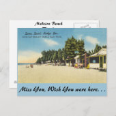 Florida, Madeira Beach, Sans Souci Lodge Inc. Briefkaart (Voorkant / Achterkant)