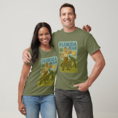 Florida Man Alligator Vriend | Grappige Retro Kust T-shirt (Unisex)