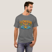 Florida Man | Graphic Print Nautical Anchor Beach T-shirt (Voorkant volledig)