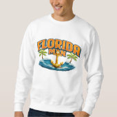 Florida Man | Graphic Print Nautical Anchor Beach Trui (Voorkant)