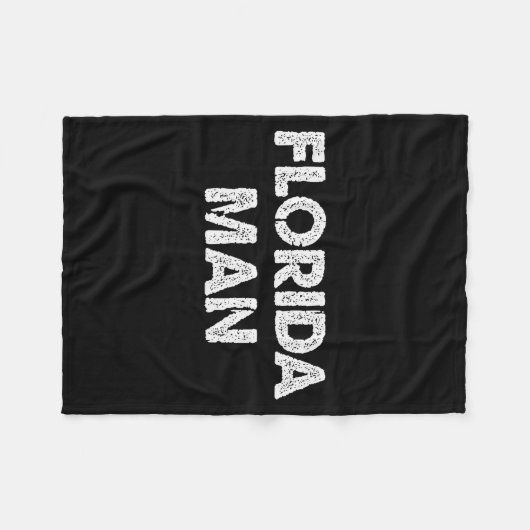 Florida Man - Grappige Meme Fleece Deken (Voorkant (Horizontaal))