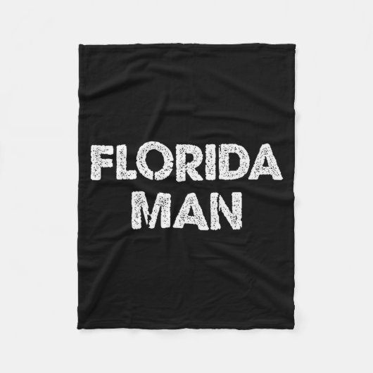 Florida Man - Grappige Meme Fleece Deken (Voorkant)