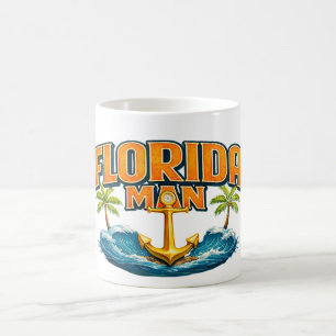 Florida Man   Grappige Zeevaart Nautische Strandhu Koffiemok