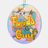 Florida-man keramisch ornament (Links)