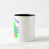 Florida Man omdat geen geweldig verhaal begint met Tweekleurige Koffiemok (Center)