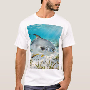 Florida Man Permit Sand Flat Keys Vis T-Shirt