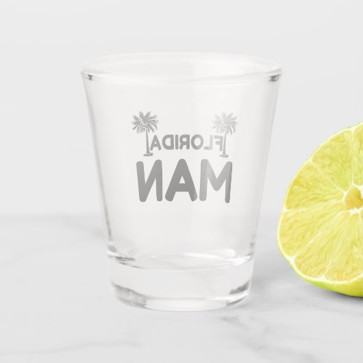 fLORIDA-MAN Shot Glas (Achterkant)