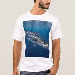 Florida Man Wahoo Deep Blue Offshore Vis T-Shirt
