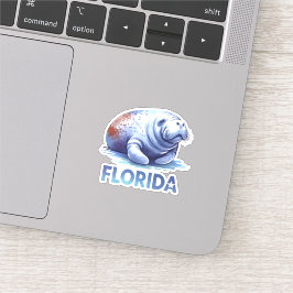Florida, Manatee, Sticker