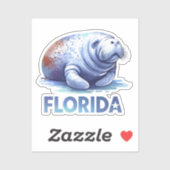 Florida, Manatee, Sticker (Vel)