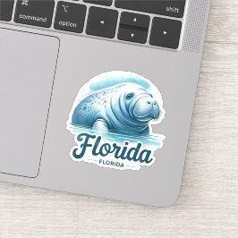 Florida, Manatee, Sticker