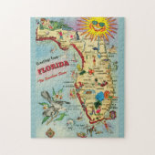 Florida Map 11x14 Legpuzzel (Verticaal)