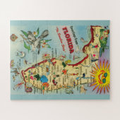Florida Map 16x20 BIG stuk Legpuzzel (Horizontaal)