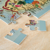 Florida Map 8x10 Jigzaag Puzzle Legpuzzel (Zijkant)