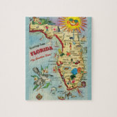 Florida Map 8x10 Jigzaag Puzzle Legpuzzel (Verticaal)