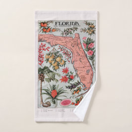 Florida Map Handdoek