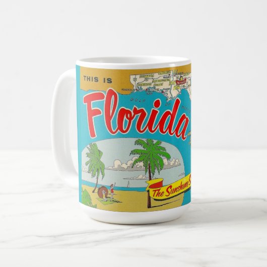 Florida Map Koffiemok (Voorkant links)