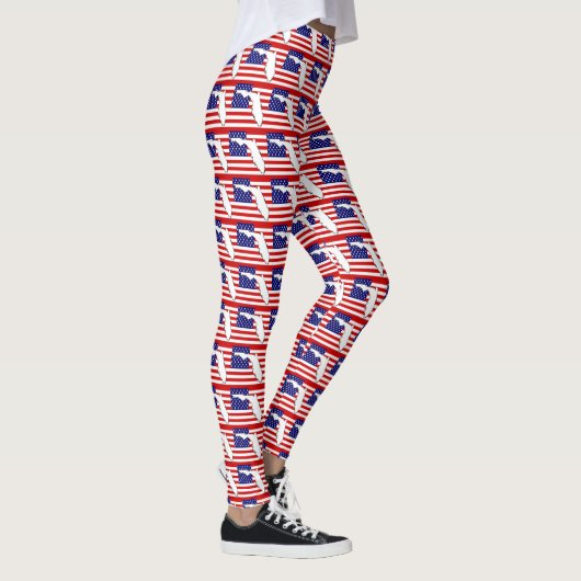 FLORIDA MAP LEGGINGS (Rechts)