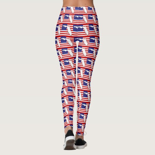FLORIDA MAP LEGGINGS (Achterkant)