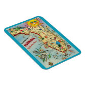Florida Map Magnet Magneet (Rechterzijde)
