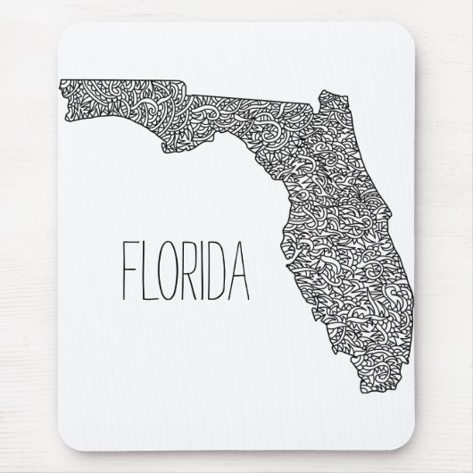 Florida Map Muismat (Voorkant)