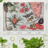  Florida Map Theedoek (Gevouwen)