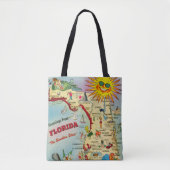 Florida Map Tote Bag (Voorkant)